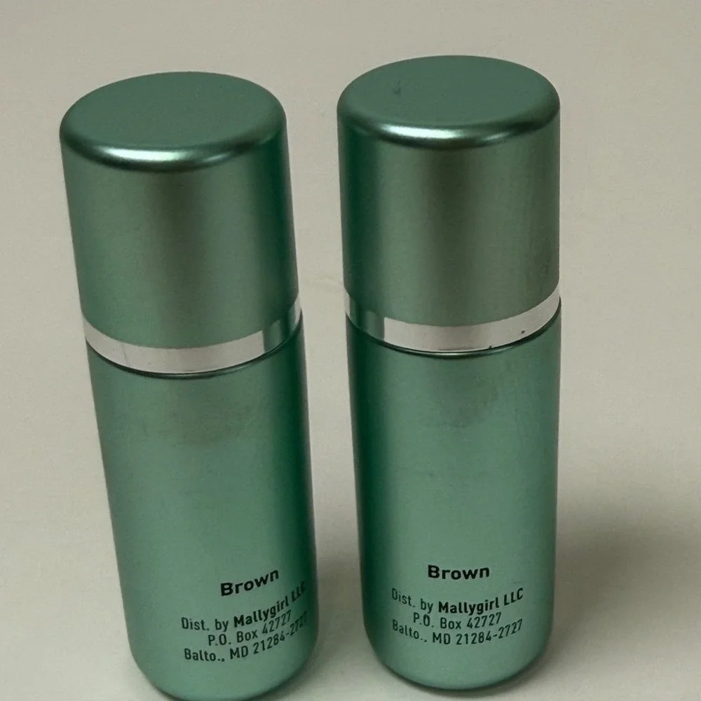 Mally Liquid Light Eyecolor Eyeshadow Brown 0.18oz‎ Lot of 2 Powder Cream New